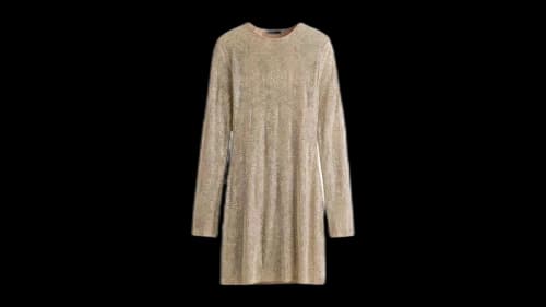 H&M x Stella McCartney Women's Embellished Lace Mini Dress Beige
