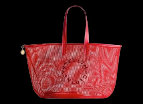 H&M x Stella McCartney Women's Large Mesh Tote Bag Red