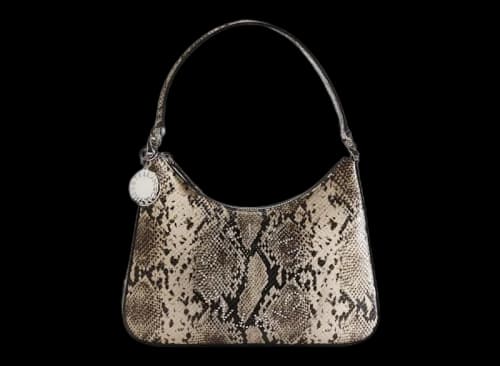 H&M x Stella McCartney Women's Snakeskin-Print Handbag Beige