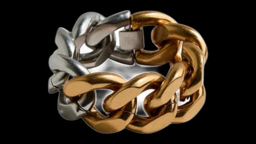 H&M x Stella McCartney Women's Two-Tone Bracelet Gold/Silver