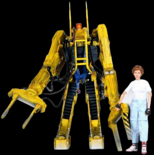 Hot Toys Alien Movie Masterpiece Power Loader with Ripley Collectible Figure