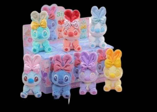 Hot Toys Disney Stitch Cosbi Collection Pluch Keychain Sealed Case (6 Blind Box)