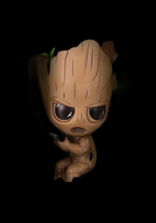 Hot Toys Marvel Cosbaby Groot Bobble Head