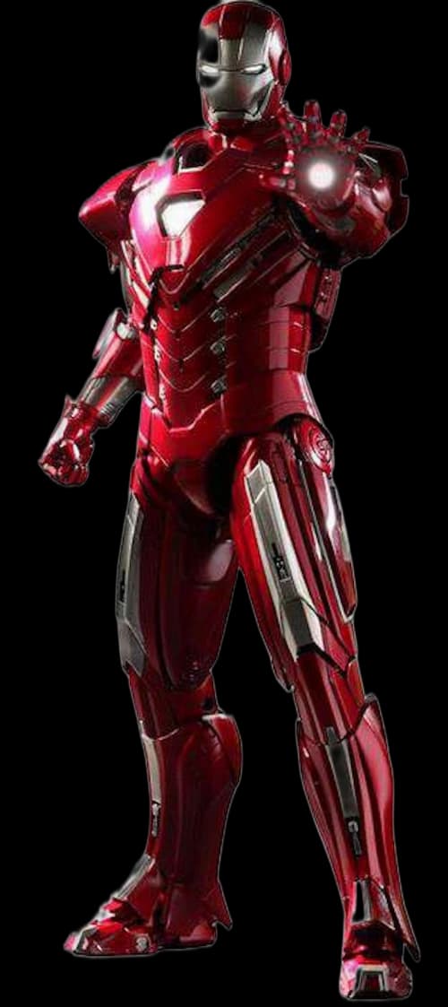 Hot Toys Marvel Movie Masterpiece Iron Man Mark 33 Silver Centurion Collectible Figure