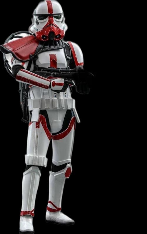 Hot Toys Star Wars The Mandalorian Incinerator Stormtrooper Collectible Figure