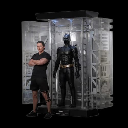 Hot Toys The Dark Knight Rises Batman Armory with Bruce Wayne MMS 702 Action Figure