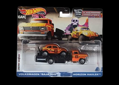 Hot Wheels Car Culture Team Transport Volkswagen Baja Bug & Horizon Hauler 2-Pack