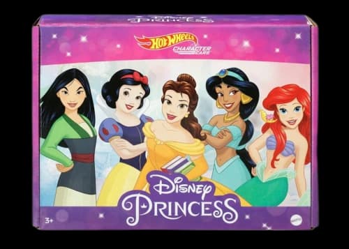 Hot Wheels Disney Princess Character Cars Set of 5