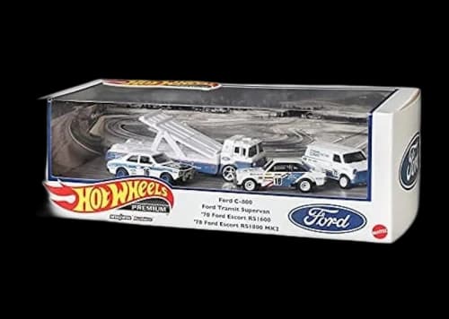 Hot Wheels Premium Collectors Ford Set White/Blue