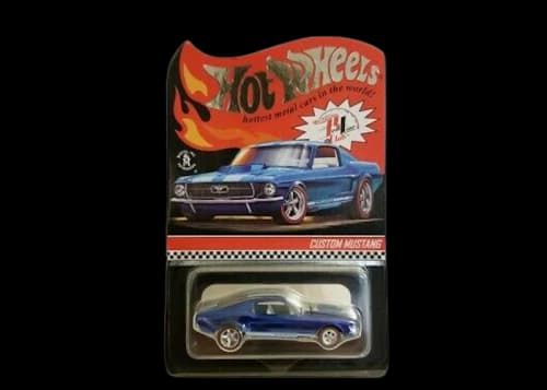 Hot Wheels RLC Custom Mustang Spectraflame Otto Blue