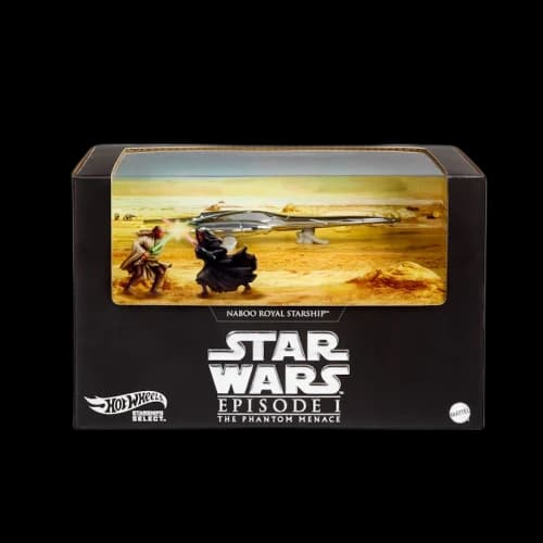 Hot Wheels Star Wars Starships Select Royal Naboo Starship Figure