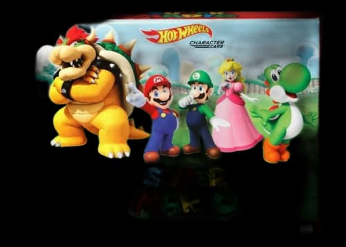 Hot Wheels Super Mario Character Cars Set of 5