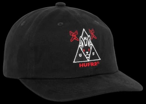 HUF x FR2 Cap Black
