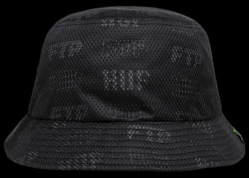 HUF x FTP Bucket Hat Black