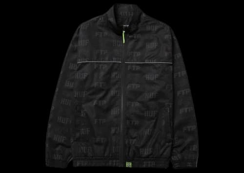 HUF x FTP Track Jacket Black