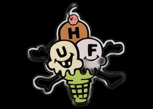 HUF x Ice Cream Triple Scoop Rug Multi