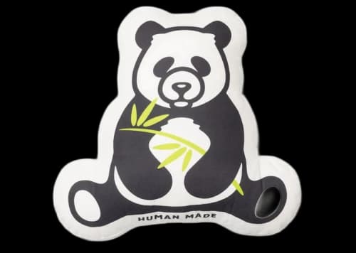 Human Made China Store Exclusive Panda Cushion White Black