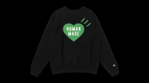 Human Made Stores Exclusive Heart 1928 Sweatshirt Black