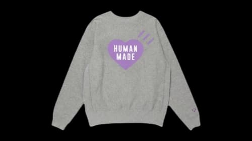 Human Made Stores Exclusive Heart Apgujeong Sweatshirt Gray