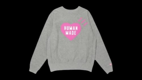 Human Made Stores Exclusive Heart Harajuku Sweatshirt Gray
