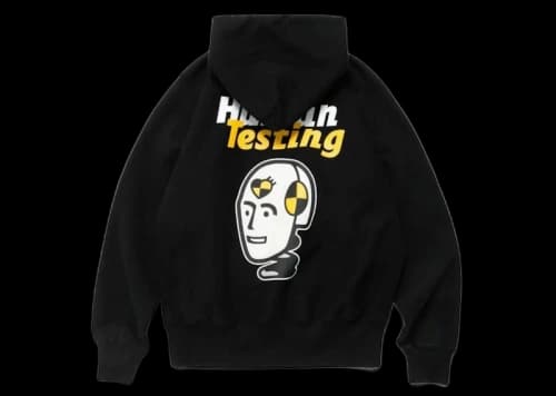 Human Made x Asap Rocky Human Testing Pizza Hoodie Black