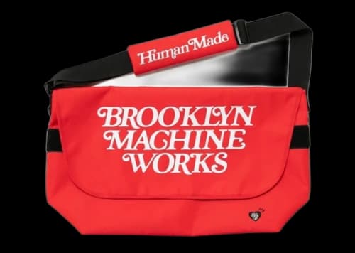 Human Made x BROOKLYN MACHINE WORKS x Girls Don’t Cry Messenger Bag Red