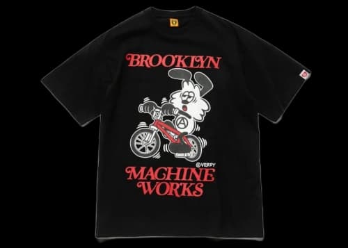 Human Made x BROOKLYN MACHINE WORKS x Girls Don’t Cry T-Shirt Black