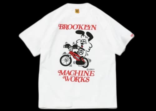 Human Made x BROOKLYN MACHINE WORKS x Girls Don’t Cry T-Shirt White