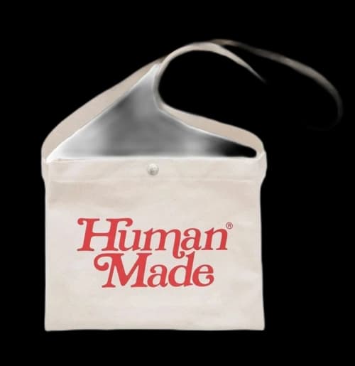 Human Made x Girls Don't Cry Satchel Natural