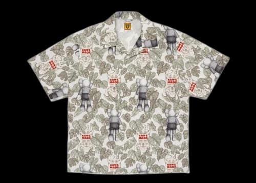 Human Made x KAWS Made Aloha Shirt Grey