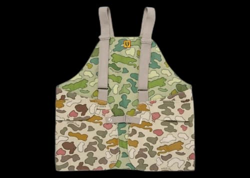 Human Made x KAWS Made Camo Vest Brown