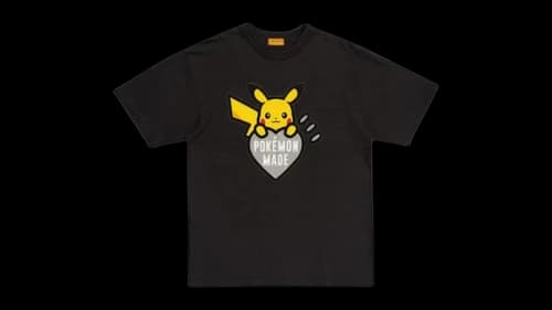 Human Made x Pokemon Graphic Pikachu Sapporo T-shirt Black