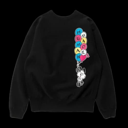 Human Made x Verdy Vick Crewneck Sweatshirt Black