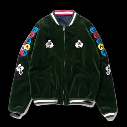 Human Made x Verdy Vick Yokosuka Reversible Jacket Green