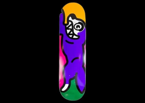 Icecream Ice Cream Simon Says Skateboard Deck Yellow/Purple