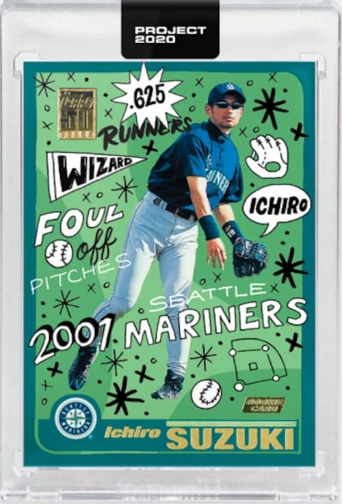 Ichiro Suzuki 2001 Topps Project 2020 Sophia Chang Artist Proof /20 #62