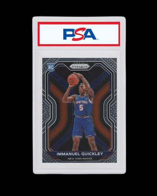 Immanuel Quickley 2020 Panini Prizm Rookie #296 (PSA or BGS Graded)