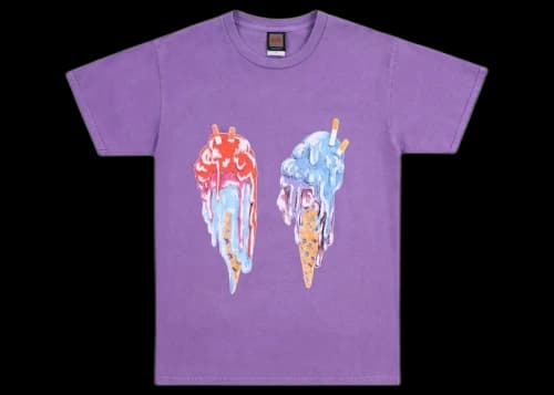 Infinite Archives x Ice Cream Double Cream T-Shirt Purple
