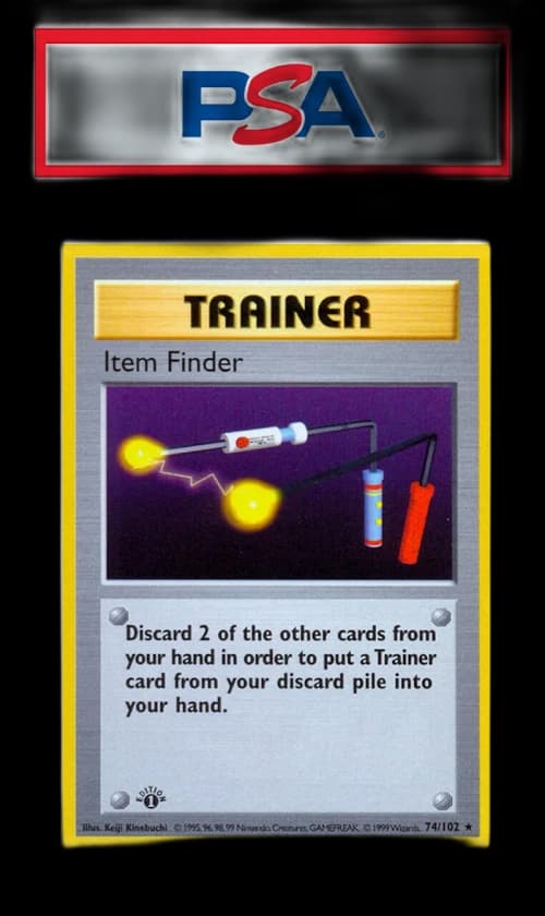 Item Finder 1999 Pokemon TCG Base Set 1st Edition #74/102