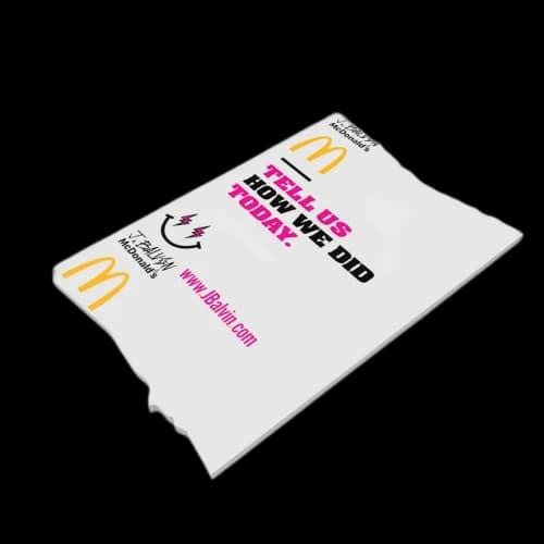 J Balvin x McDonald's Coaster White