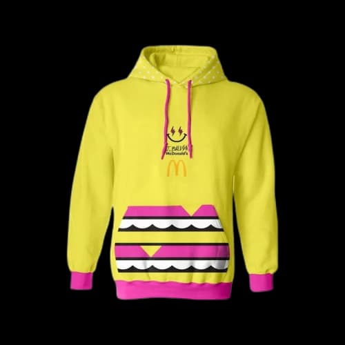 J Balvin x McDonald's Jose's Favorite Hoodie Yellow