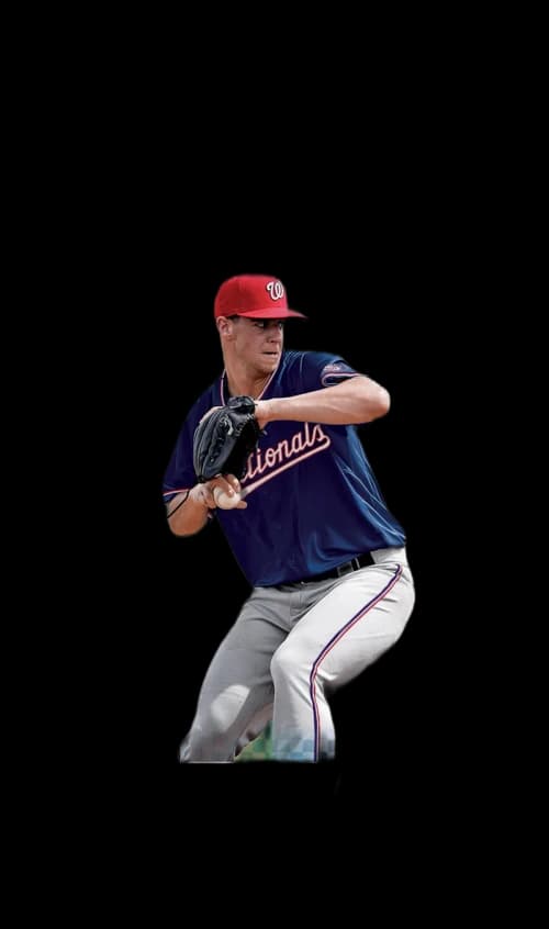 Jackson Rutledge 2020 Bowman Chrome X Gold X-Fractor /3 #BCP-239