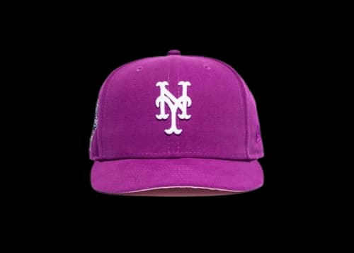 Jae Tips x Hat Club Mets 2000 Subway Series On Field Fitted Hat Purple