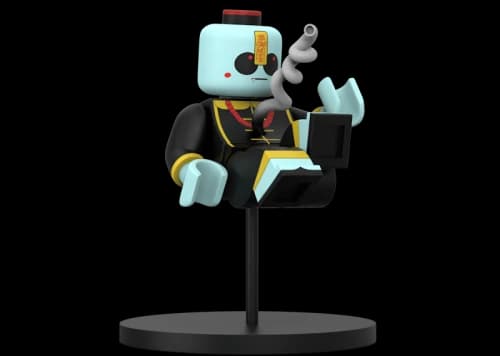 Jason Freeny Mighty Jaxx Brick Baby Jiangshi Edition Figure