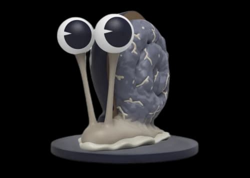 Jason Freeny x Spongebob Hidden Dissectibles Classic Edition Gary Figure Mono