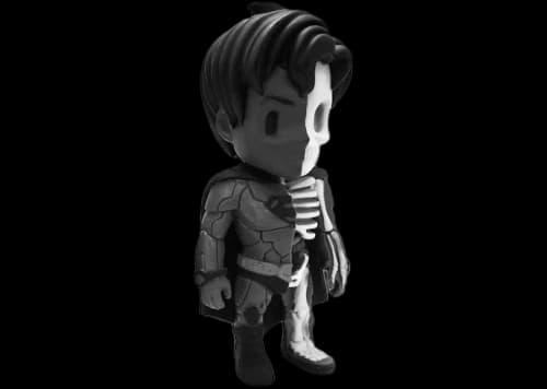 Jason Freeny XXRAY DC Comics Superman Monochrome #03 Figure