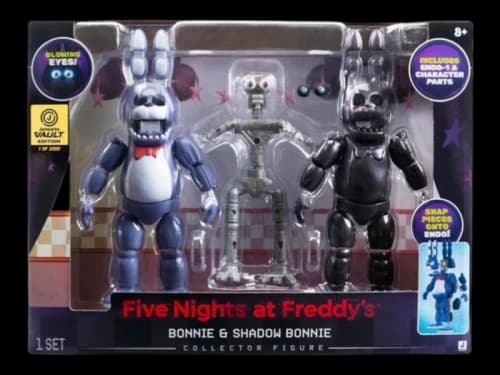 Jazwares Five Nights at Freddy’s Endo-01 (Classic Bonnie and Shadow Bonnie) Figures