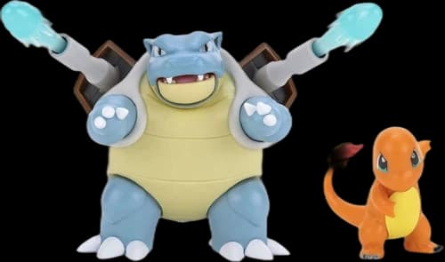 Jazwares Pokemon Battle Figure Blastoise & Charmander Amazon Exclusive Mini Figure (Set of 2)