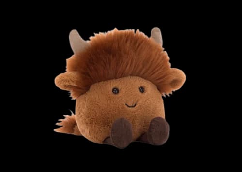 Jellycat Amuseabean Highland Cow Plush