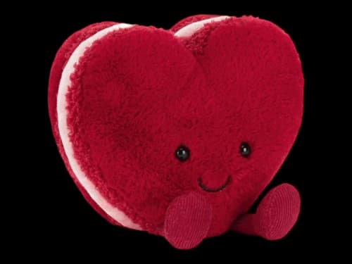 Jellycat Amuseables Arlette Heart Macaron Plush